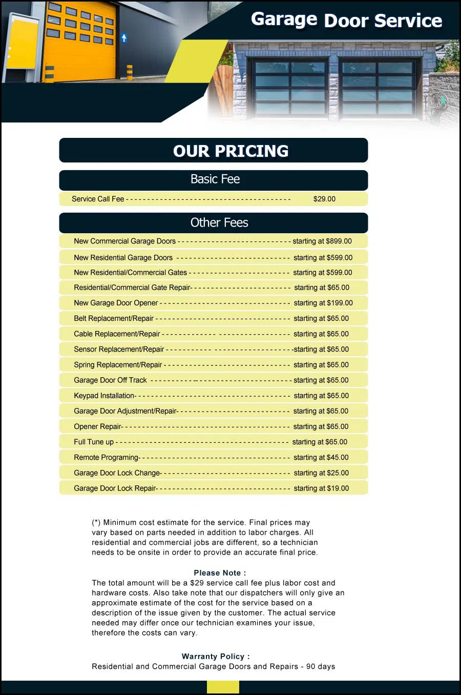 Garage Door & Opener Repairs Los Angeles, CA 323-498-2470